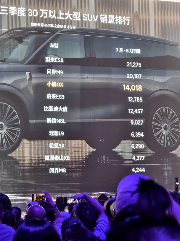 30万+大型SUV销量TOP3出炉！