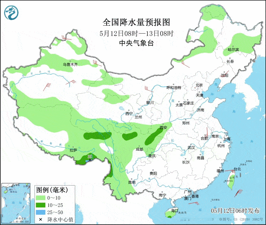 【一周天气——干热干旱降雨】本周（5月12日-18日），南方从13日以后多阴