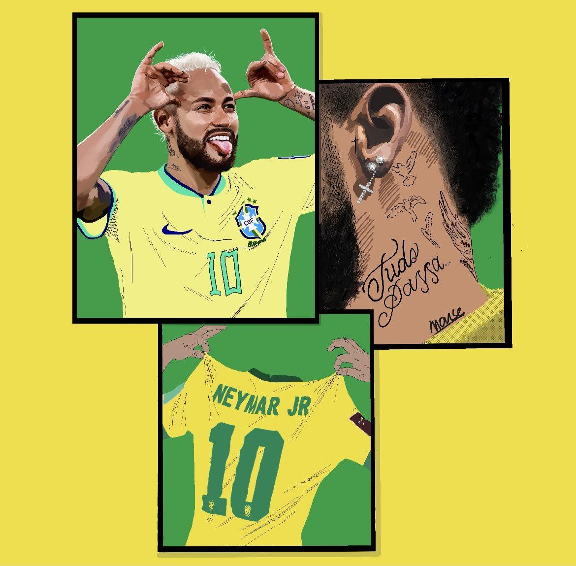 内马尔的终极目标：就是能参加今年的世界杯比赛。参加世界杯