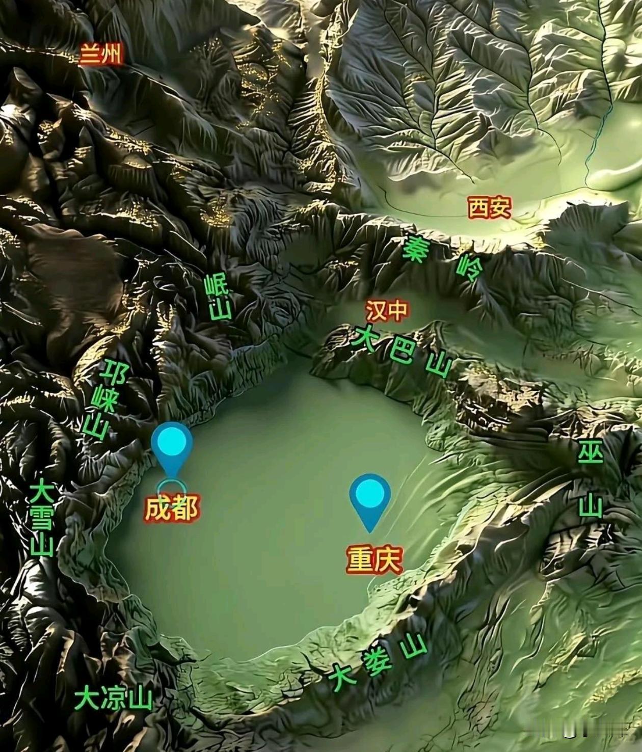 这么大块平地，难怪叫天府之国