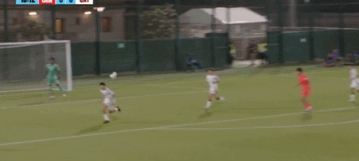 U17国少取得进球！1-0领先卡塔尔队！这场关乎世少赛资格的比赛，开场阶段国少