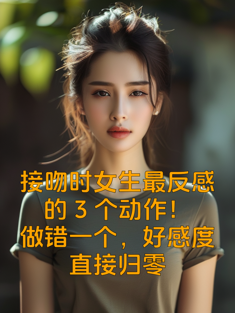 接吻时女生最反感的3个动作！做错一个，好感度直接归零