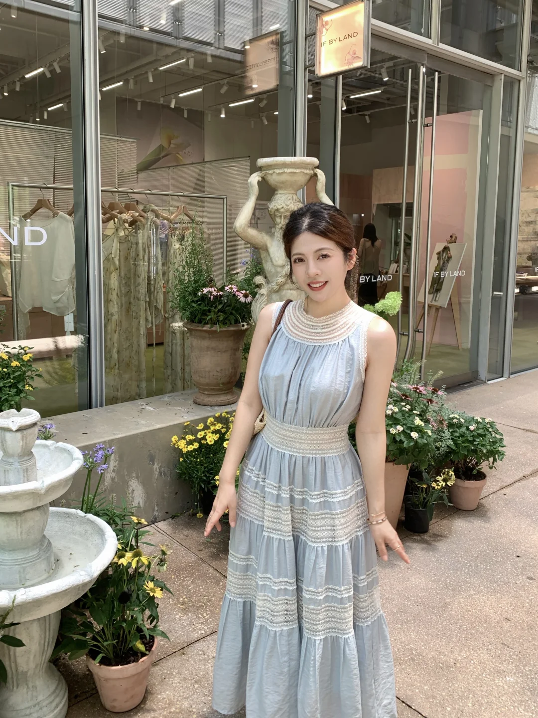 150小个子矮个子也能驾驭的长款连衣裙