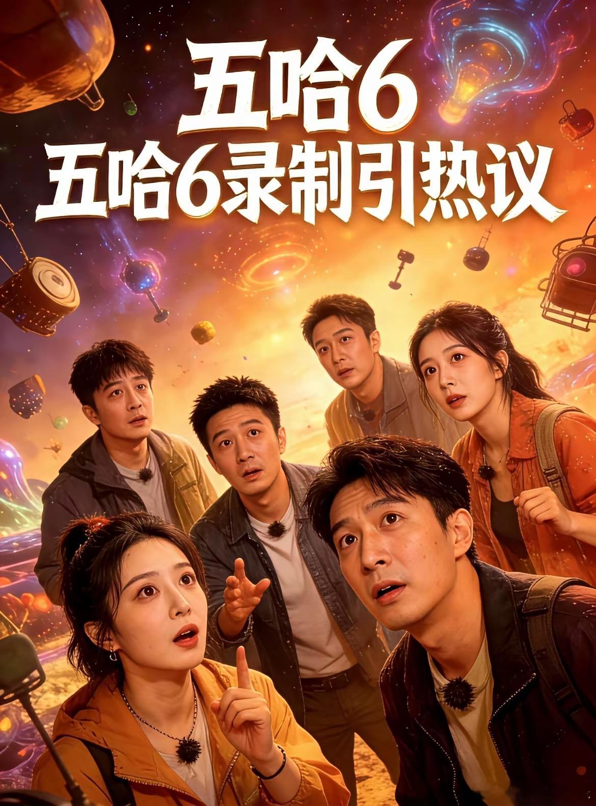 《五哈》第六季最怕的，不是不好笑，是突然的安静。上一秒，邓超还能把脚翘在陈赫身上