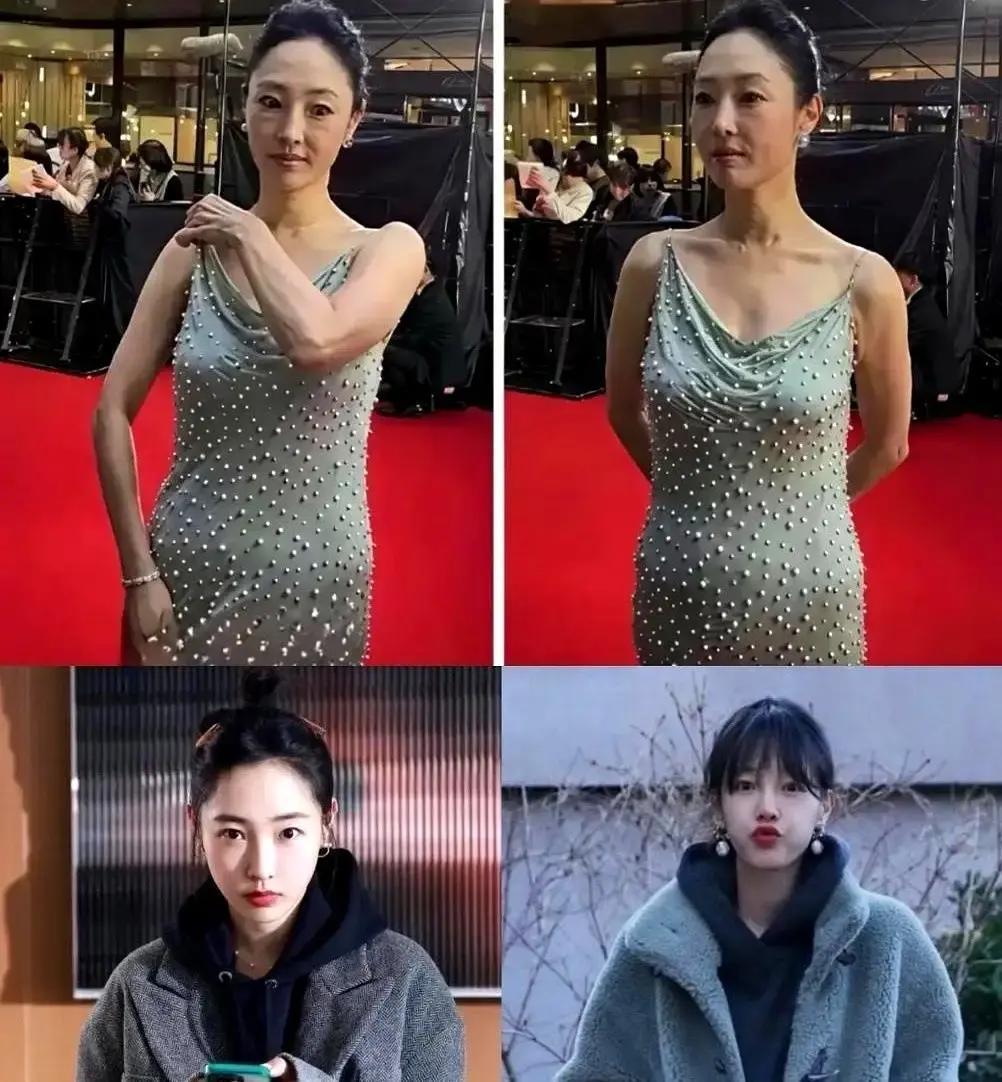 别再盯着白百何的“疲惫”照了。今年春晚彩排现场，她刚练完舞就开车去接放学的儿子—