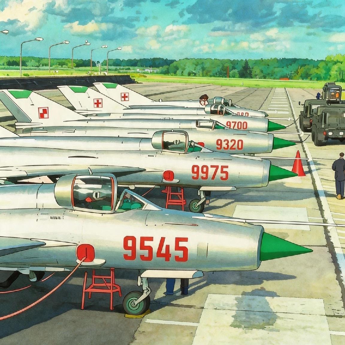 航空艺术绘画·冷战时期的华约国家空军战机