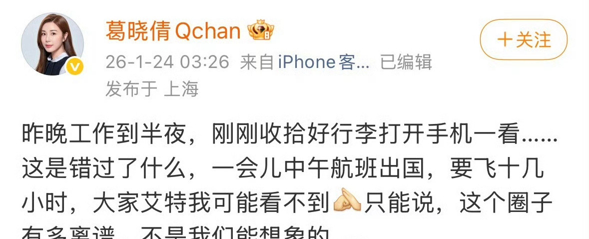 之前锤张雨绮的葛晓倩再次发文了