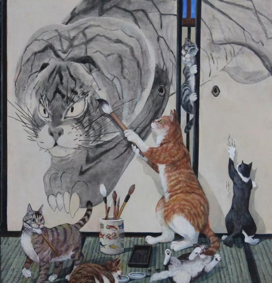 照猫画虎！