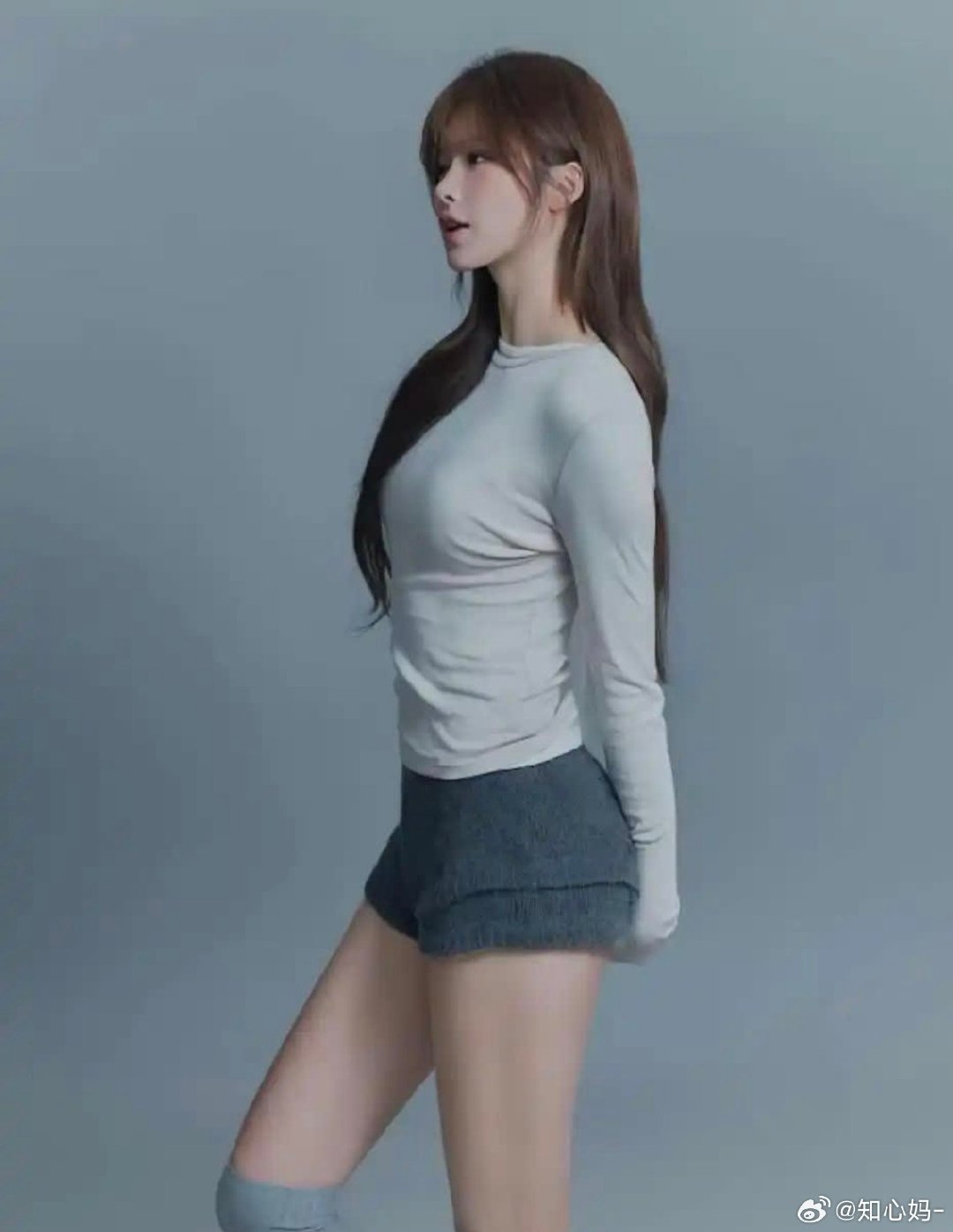 吴艳妮这腿，跨栏都浪费了​