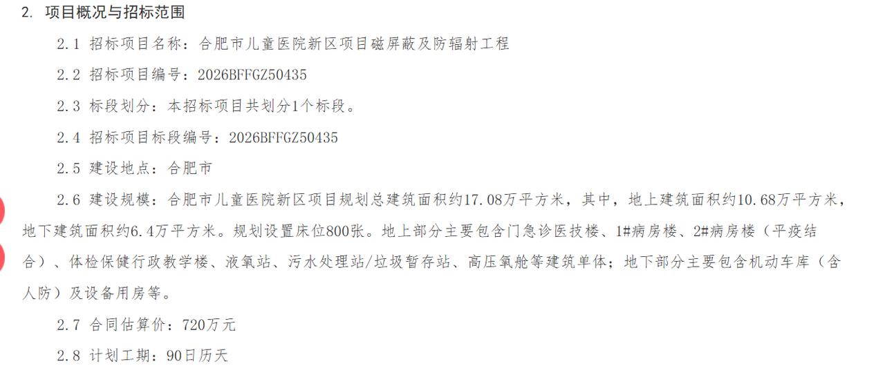 约17.08万方！合肥一医院即将建成！从合肥了解到，合