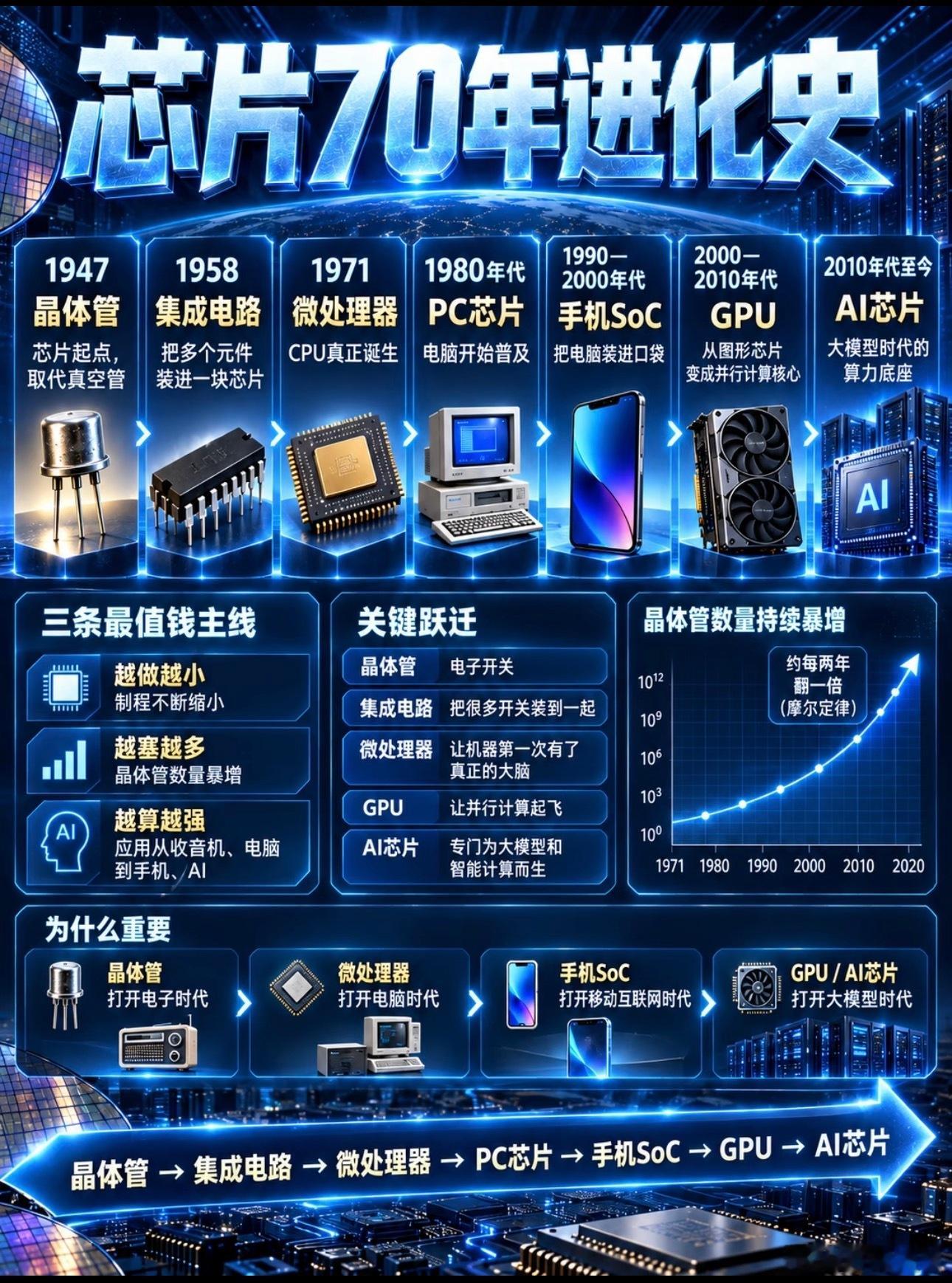 芯片的进化史！​​​