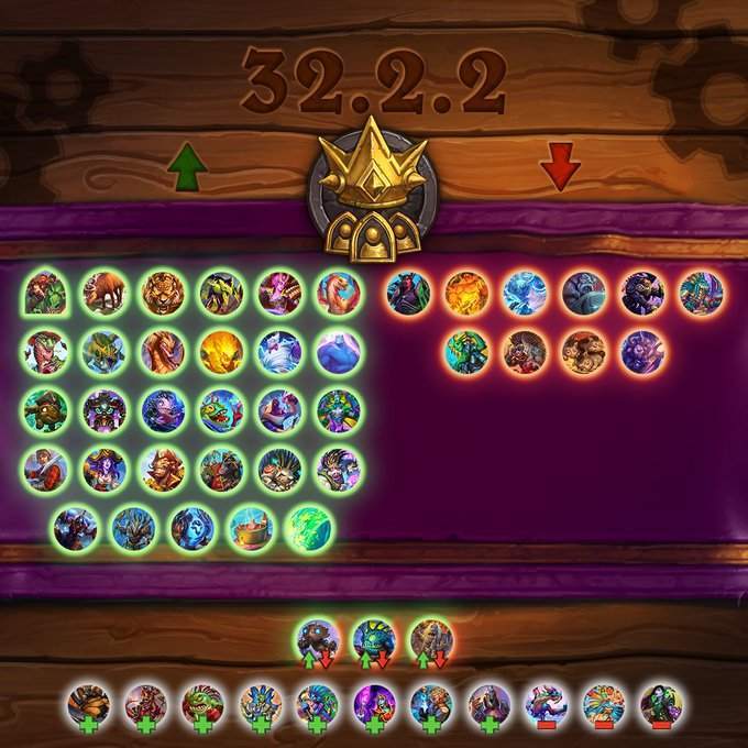 炉石传说酒馆战棋平衡补丁预告，机械金刚、元素太阳、恶魔全削弱了​​​，三只小