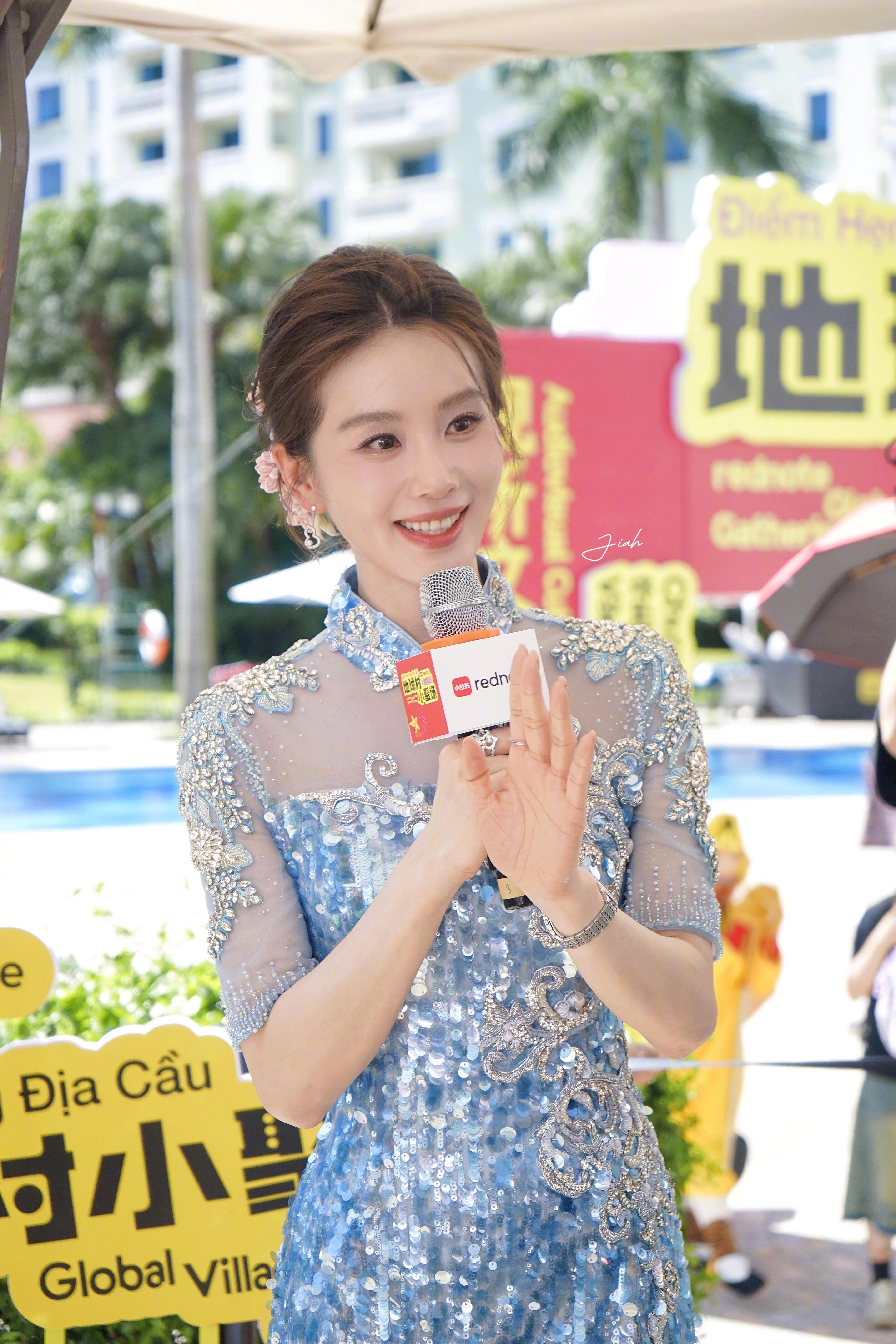 刘诗诗今日越南活动丨好有韵味的东方美人