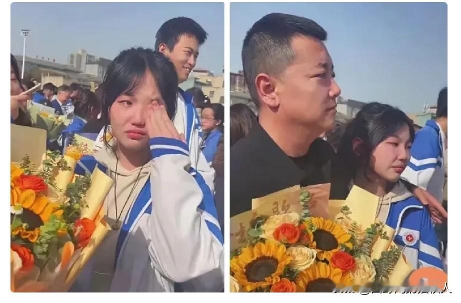 三岁没了妈，爸再娶，舅舅一人拉扯大。百日誓师，别人爸妈都来，他只有舅舅。172的