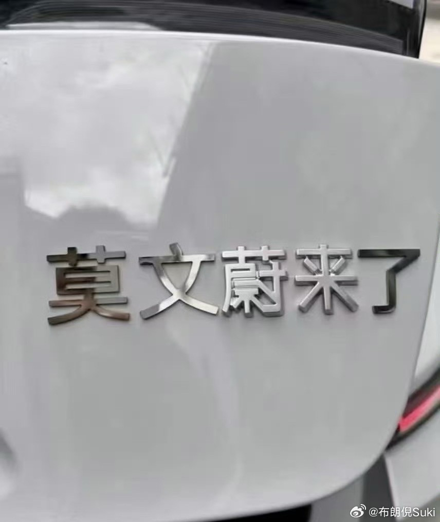 昨儿的NIODay，光外场就热闹非凡，粉丝们太会玩儿了，因为知道莫文蔚来了都纷