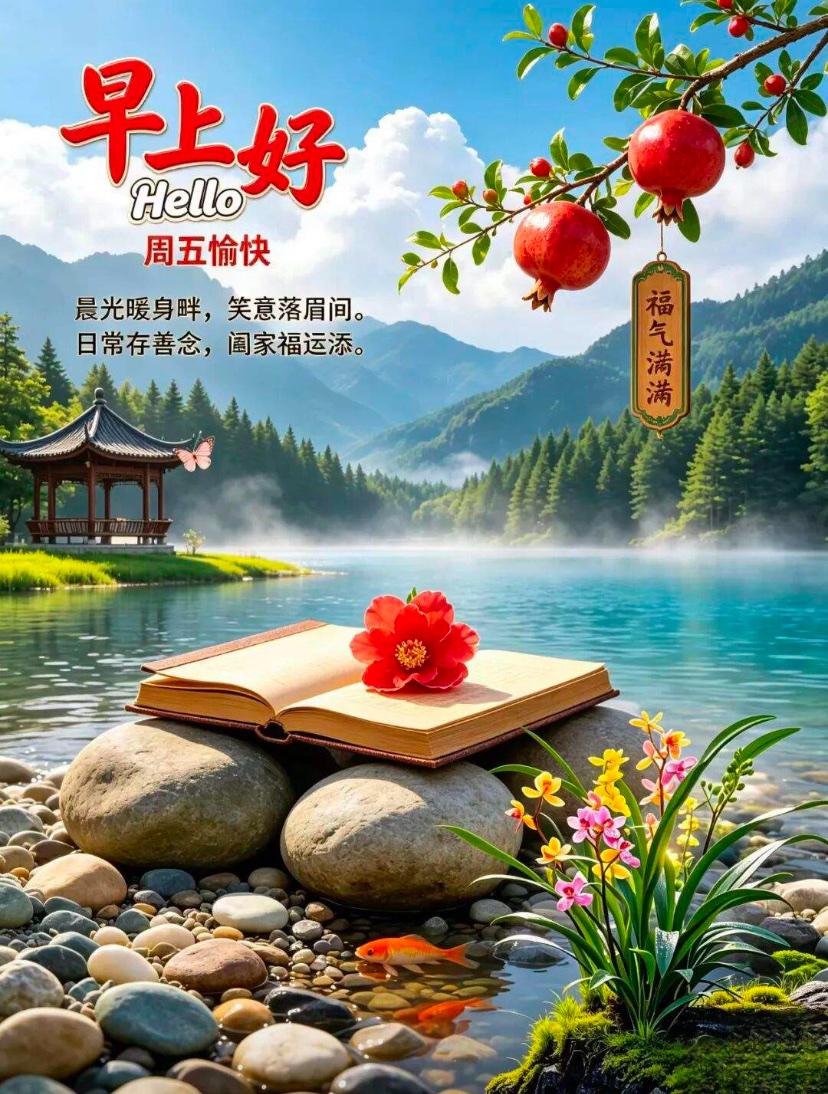 2026./8月28日，周五早安，静享秋序，万事和顺🍁🌅清露