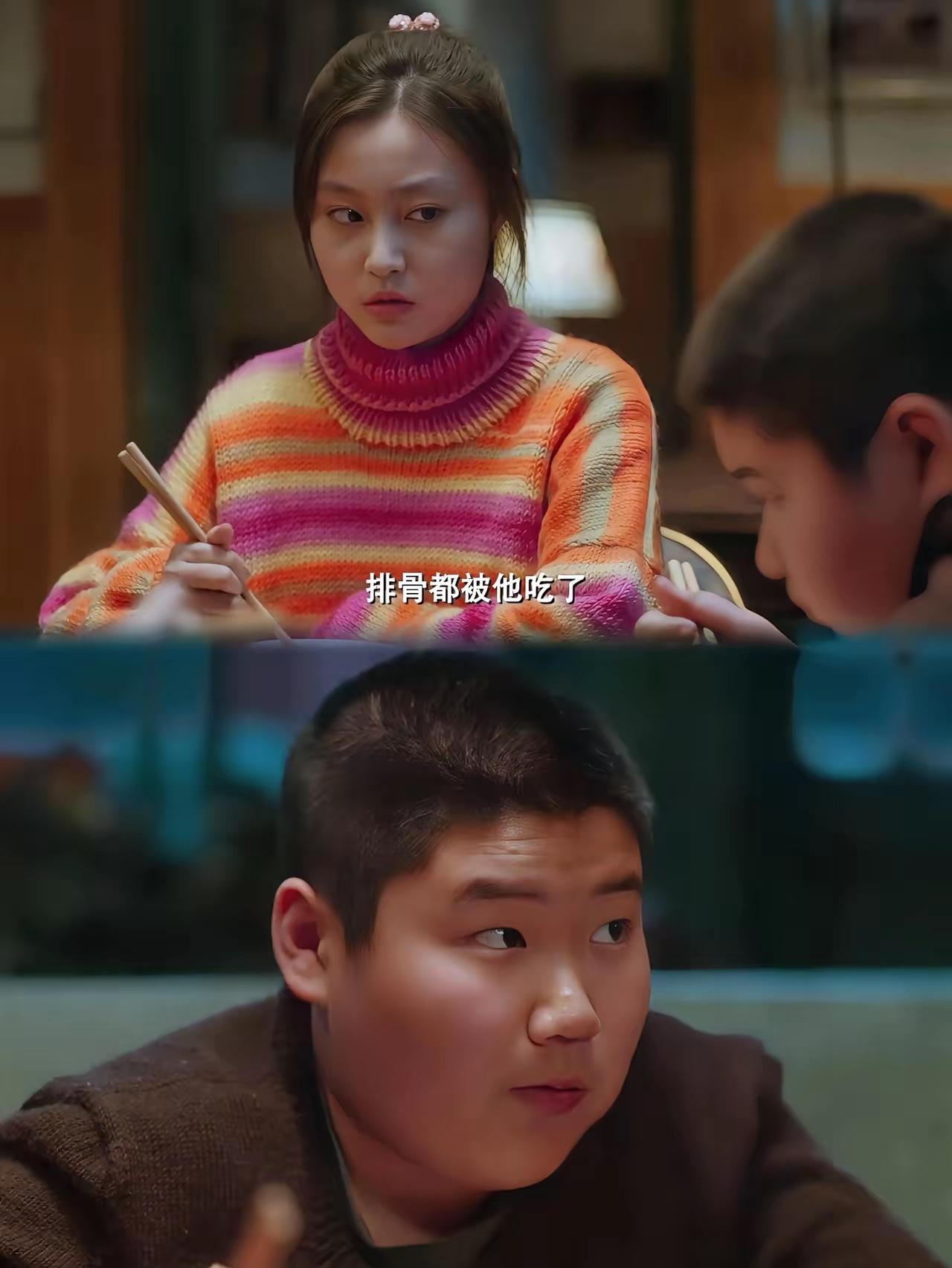 《老舅》这俩个小演员都选的挺失败的先说这个二胖，找个胖娃没毛病，可是不能找个眼