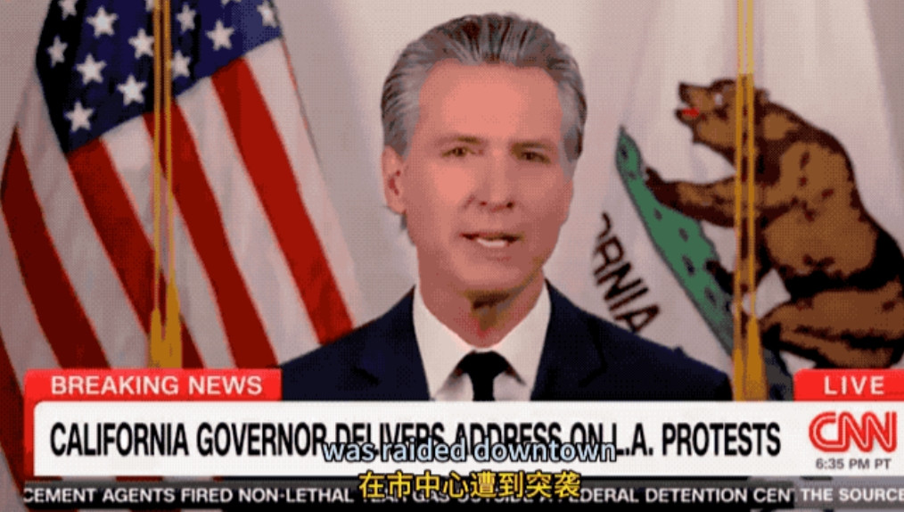 加州州长公开喊话：怀孕九个月的美国公民被捕，现在的事闻所未闻！6月10日，美国