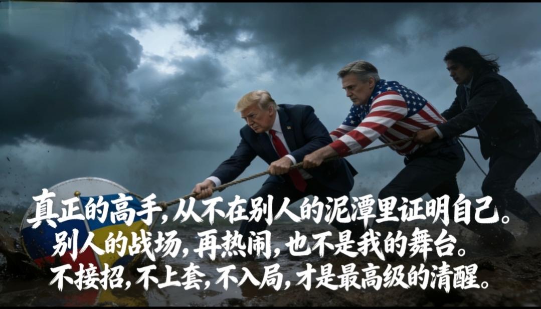 美国一手把乌克兰推到前面，明着是帮场子，实则是把俄罗斯往泥潭里硬拖。俄罗斯也
