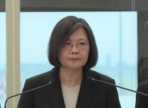 就在方才，台前任领导人蔡英文发布声明，10月8号，台湾地区前领导人蔡英文于窜美期