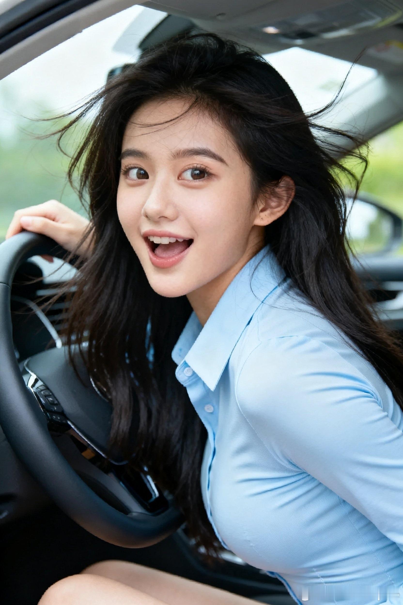 女司机上线，老司机们请让让我新手女司机，请多关照😆聂小仙行摄漫记​​​