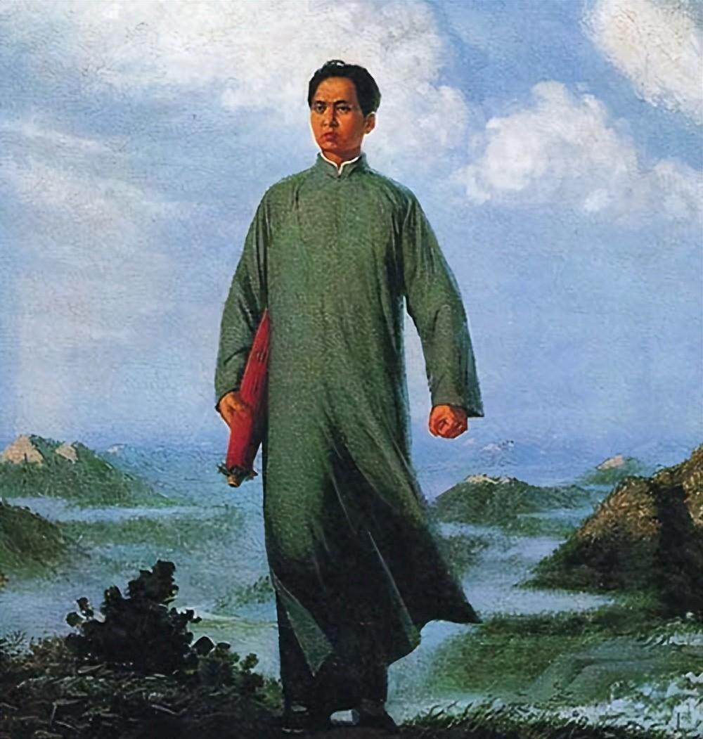 详解《毛主席去安源》油画：为何被称为“三不像”？其实是画家有意为之！1967年