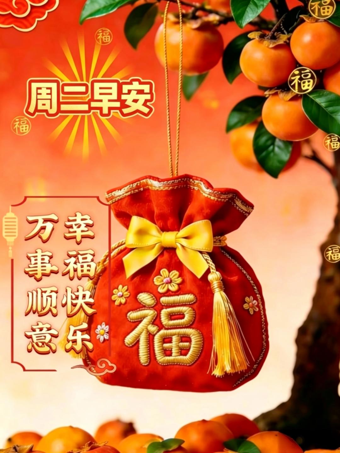 早安，周二舒心，看淡世间琐事守好自身安康。少些计较多些包容，三餐安稳四季无忧，身