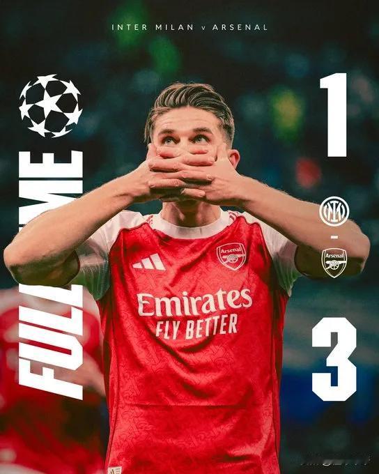 有史以来最强的枪手，阿森纳本赛季要统治欧洲了!在阿森纳与国米的豪门对决中，阿