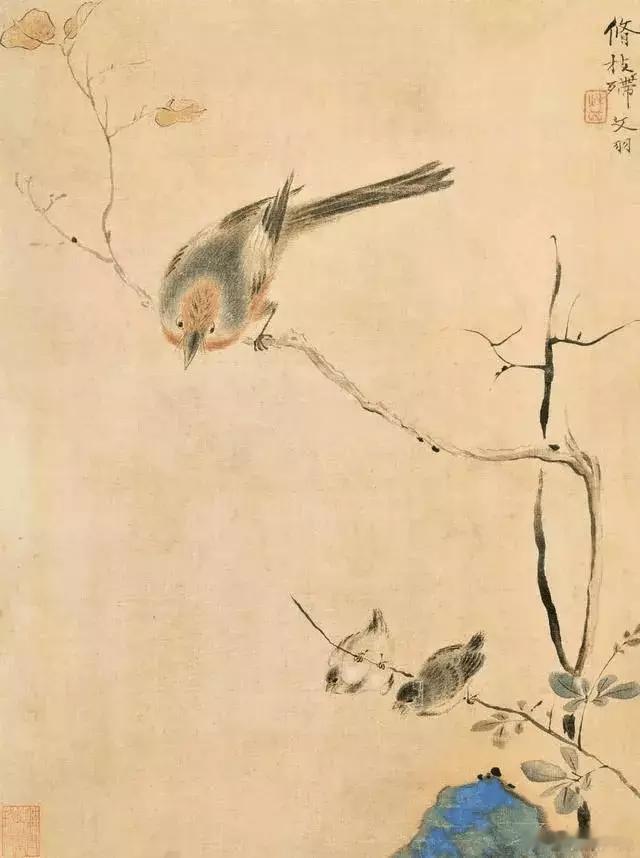 华嵒(1682-1756)：字德嵩，更字秋岳，号白沙道人、新罗山人、东园生、布衣