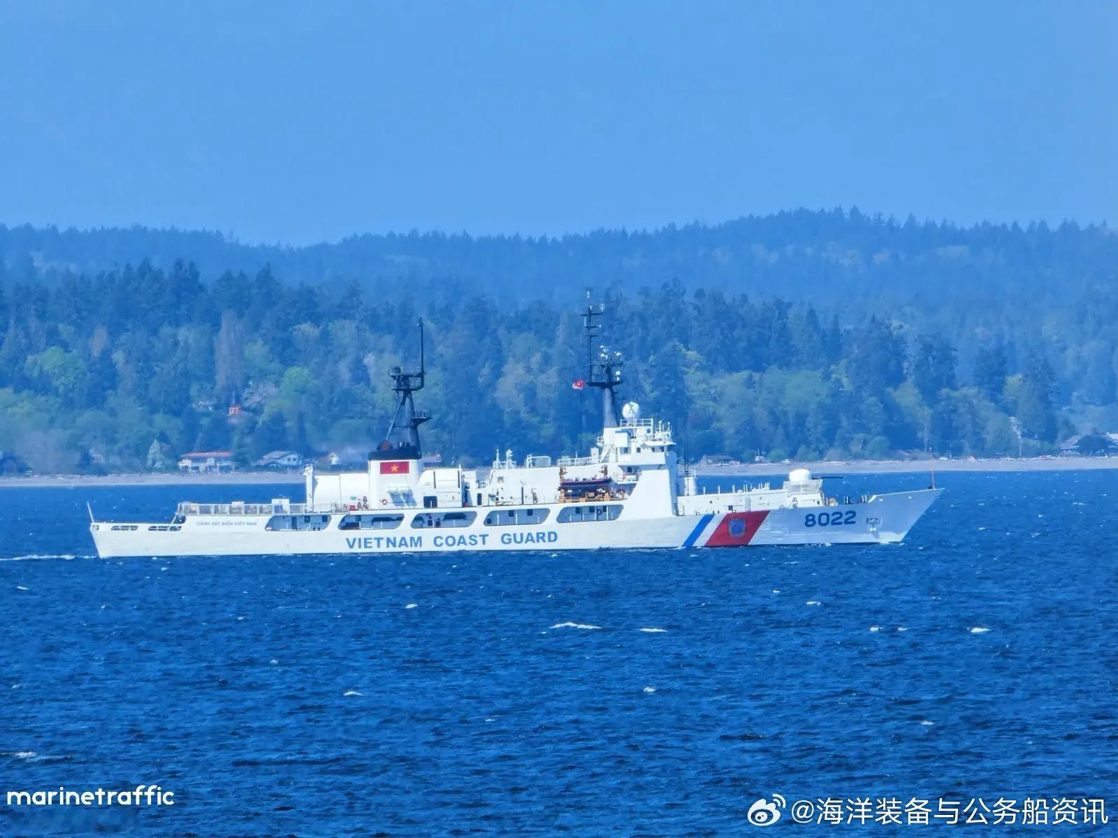 各国海上执法力量信息【越南】近日，有美国摄友曝光一组图片显示，美国转让越南的第