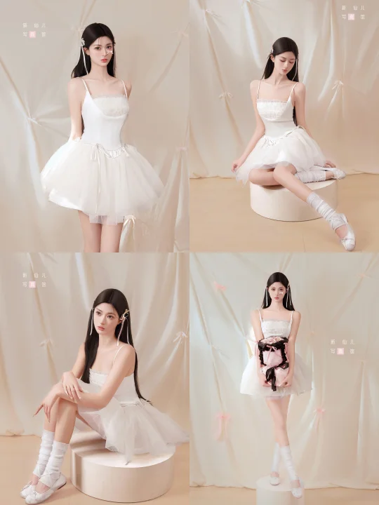 晕😵‍💫这套芭蕾生日写真太美了😭