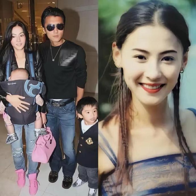 张柏芝颜值出众，五官精致无缺陷，气质独特。若有个女儿继承美貌，想必十分惊艳，期待