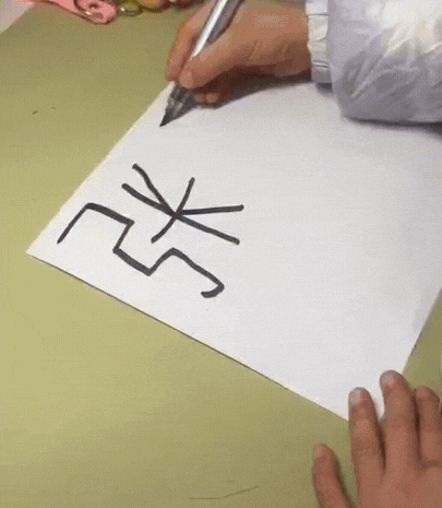 声东击西，每一笔都落到了意想不到的地方[无奈吐舌]😯