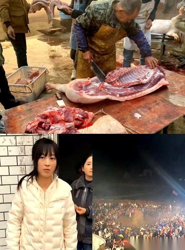 那个叫“呆呆”的女孩，粉丝破了一百万。与此同时，她爸黑着脸，站在院子里，死死盯