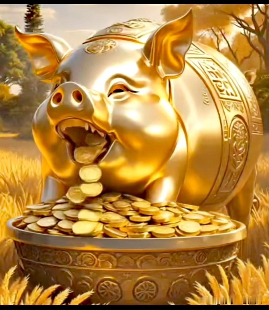 猪携财运，币纳千金。