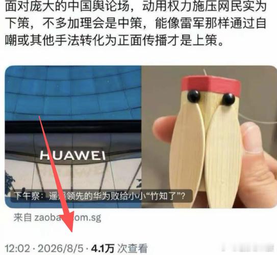余承东竹知了维权争议大声告诉我，谁是阿Q，这打自己脸不嫌疼一位名字叫的网友在我评
