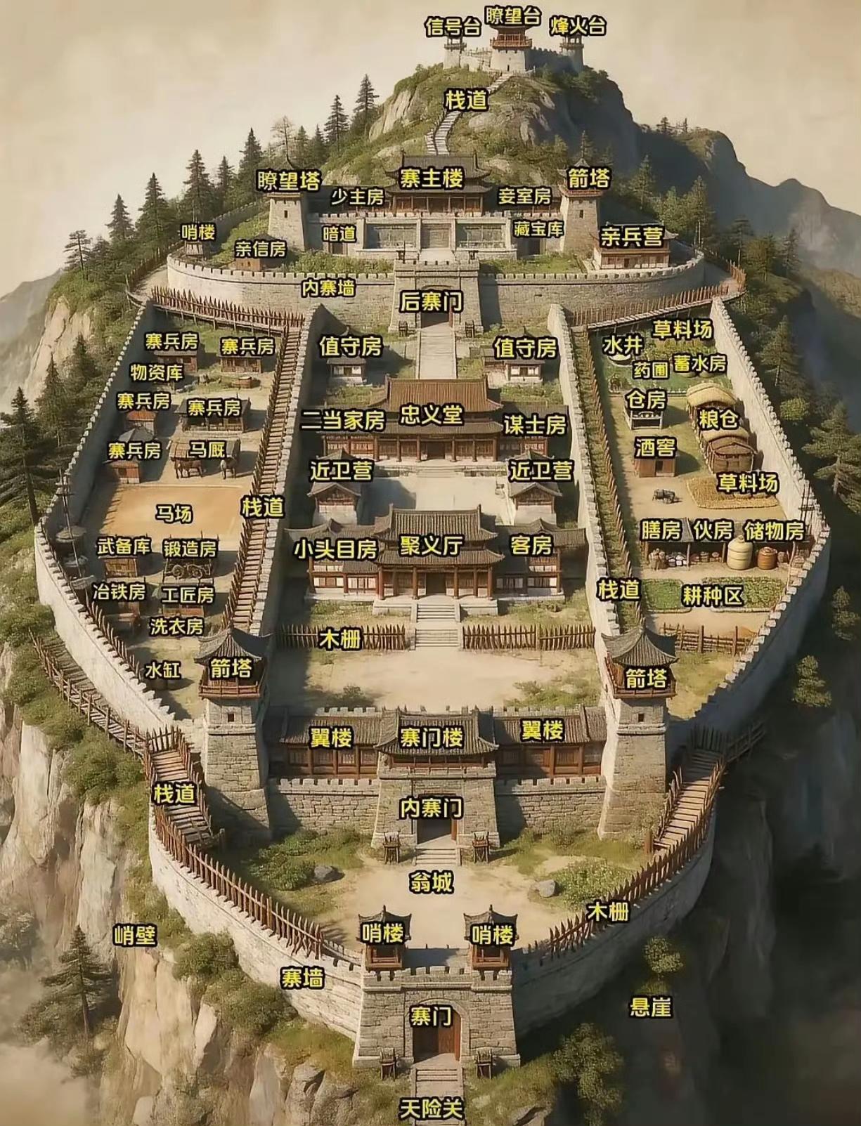 这种短板就是补给，看似牢不可破，围堵几个月都得乖乖举着双手出来。