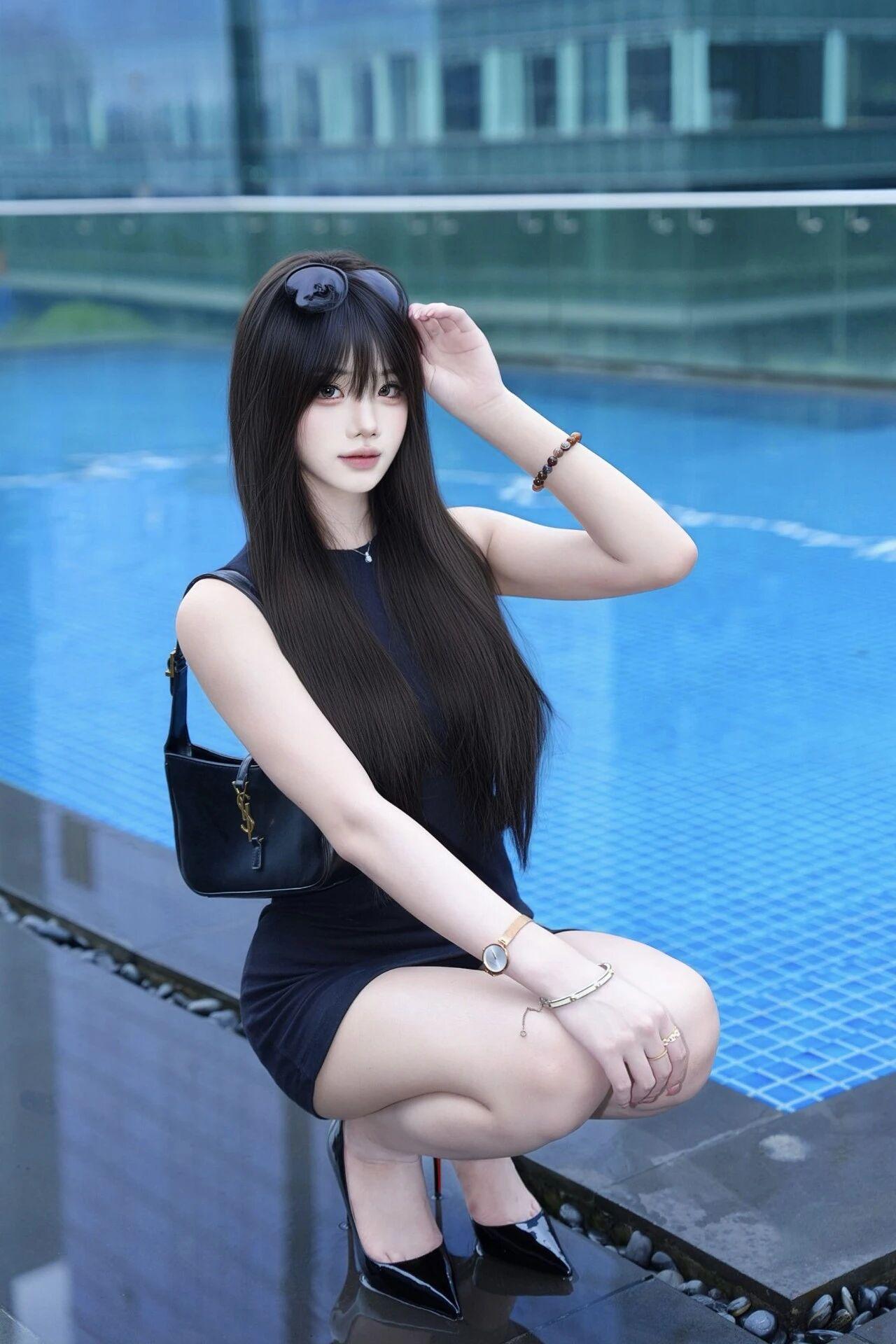 分享甜美小姐姐随手拍总要有梦想纯天然美女长啥样子分享你随手拍