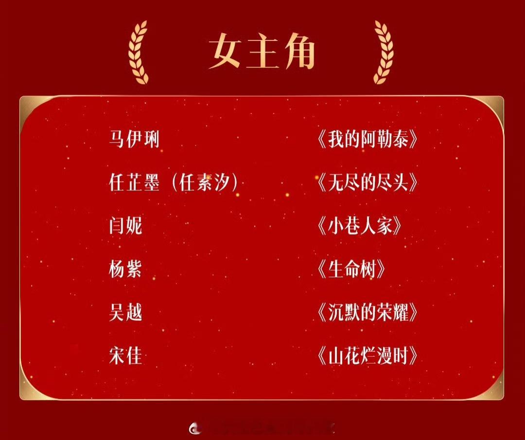 杨幂掉提金鹰奖金鹰奖提名名单金鹰奖提名出来，杨幂《生万物》掉提金鹰奖火速冲