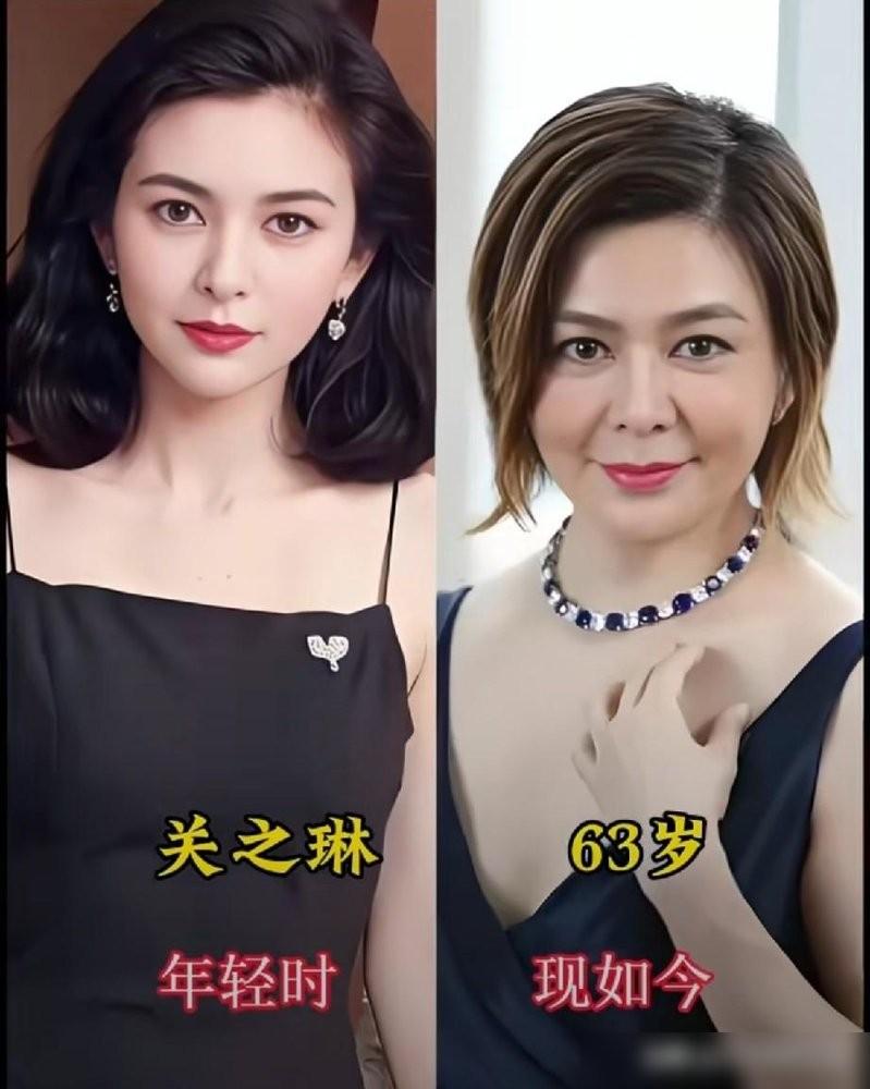 曾经惊艳荧幕的那批绝色美人，今昔容颜摆在一起，带来的冲击依然扎眼。林青霞