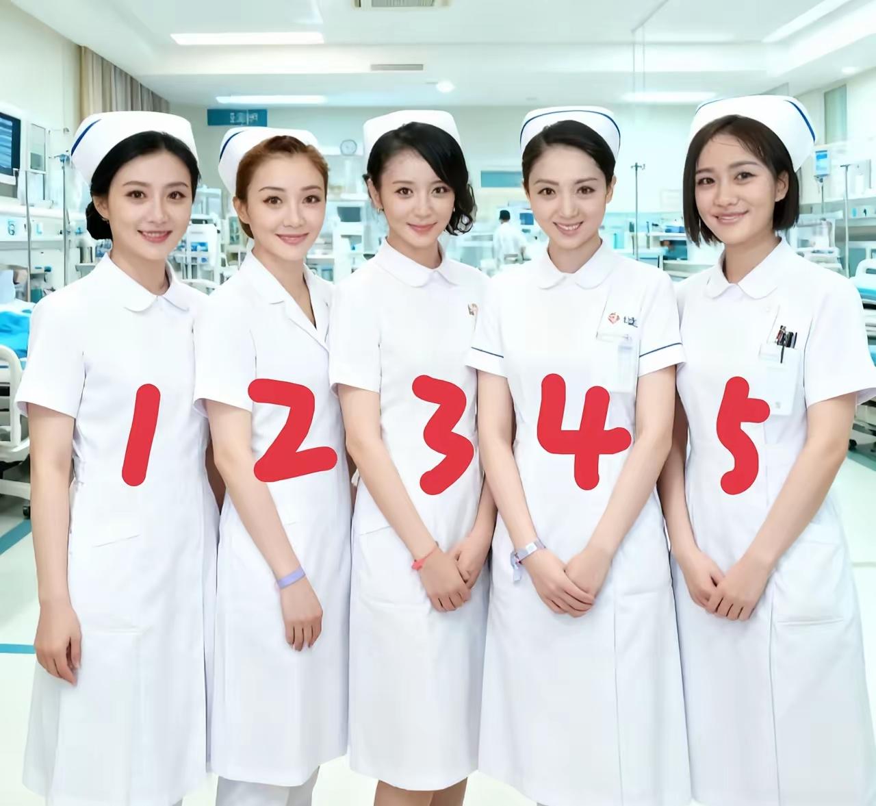 五位女生，直觉告诉我，几号能让你一见钟情？