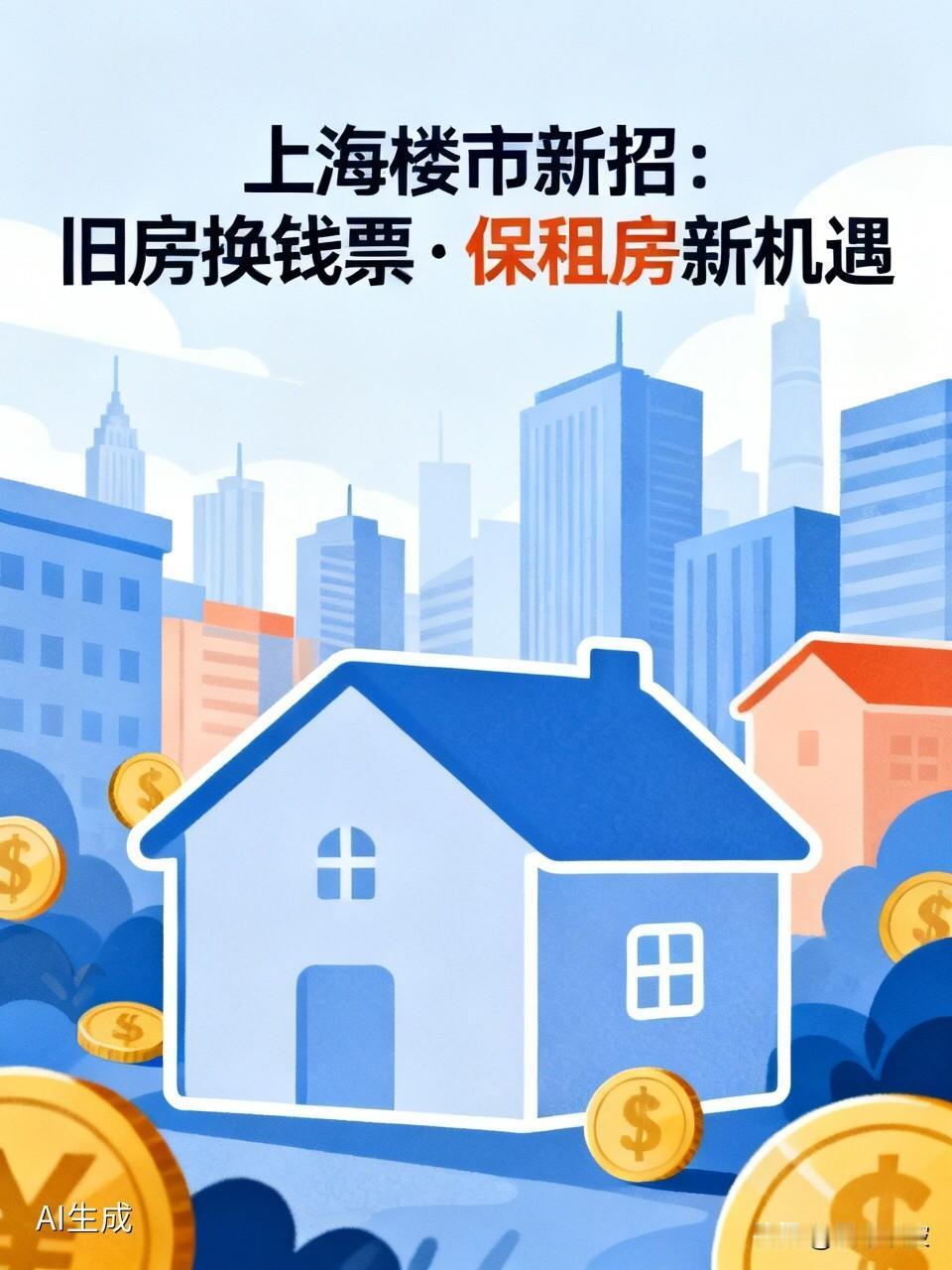 上海楼市出大招！旧房子直接“换钱票”，老百姓买房租房都受益？上海最近悄悄