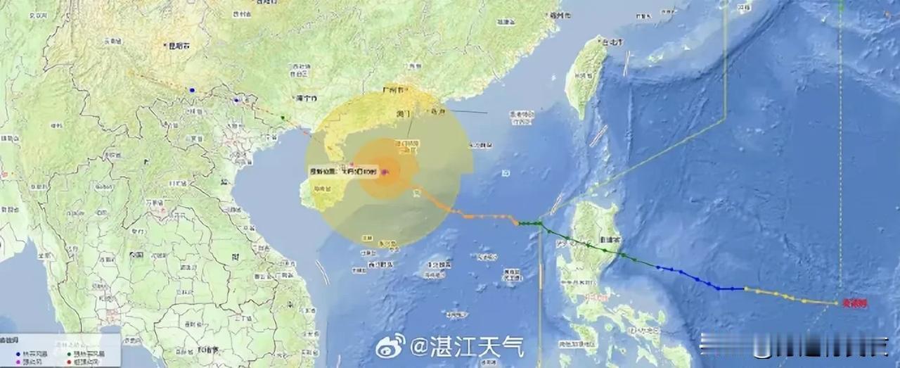 1. 湛江辖区高速海湾大桥已封闭：10月5日07时，强台风“麦德姆”（14级）距