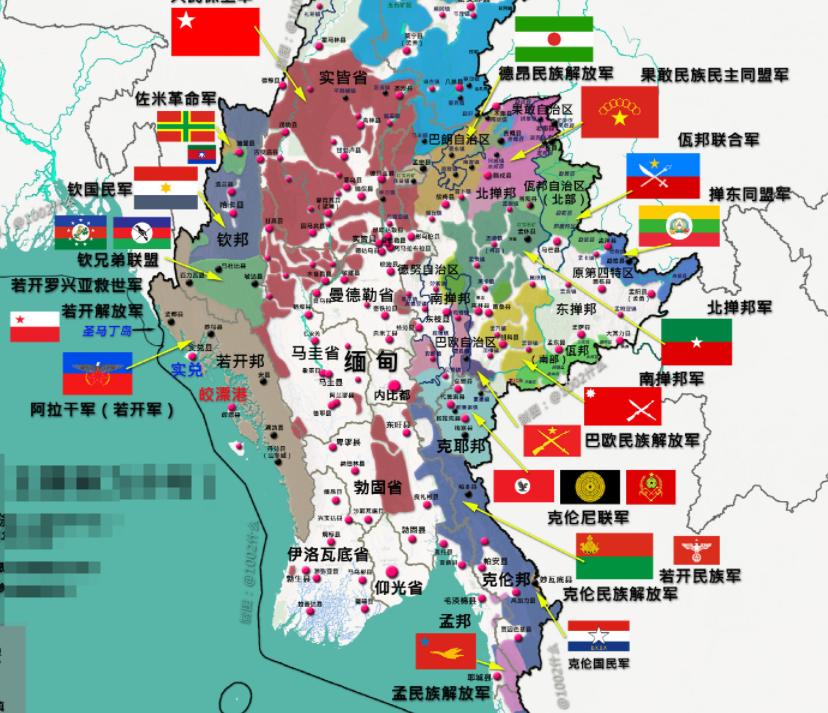 缅甸民间武装多如牛毛的原因：勃欧解放军司令坤欧卡上校，对缅甸为何民间武装，多