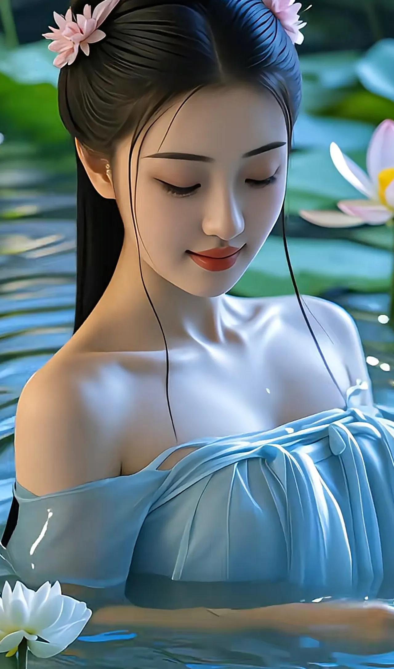 恬静的女人更惹人疼，让你心生怜惜，想保护她一辈子。