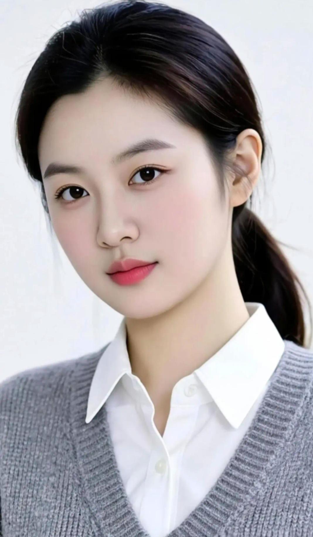 温柔甜美的少女，清新自然，气质出挑！🌸💕她们的笑容宛如春日绽放的花朵，纯真且