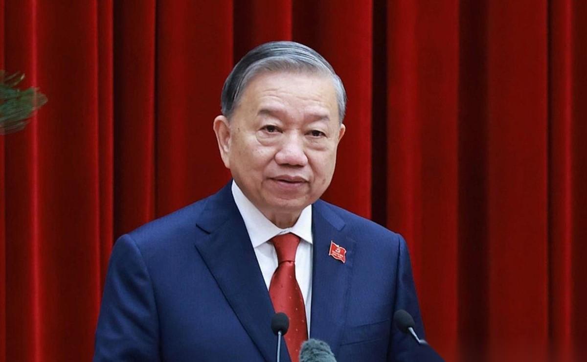 4月7日，越南国会以495票全票通过，选举苏林为国家主席，苏林随后宣誓就职。这是