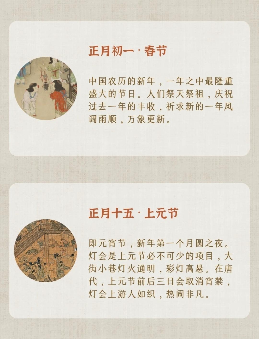 古人一年过些什么节…？​​​