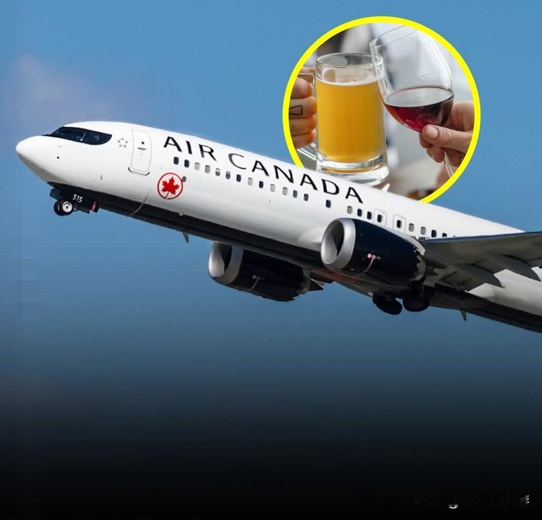加拿大航空实施了一项新政策，将在所有航班上为所有经济舱乘客提供免费啤酒、葡萄酒和