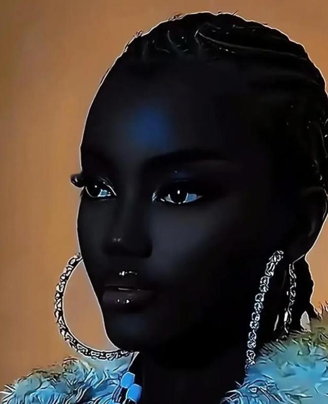 地球上最黑的民族。非洲南苏丹丁卡族人，黑皮肤、蓝眼睛，特别是蓝眼睛，可好看了！他